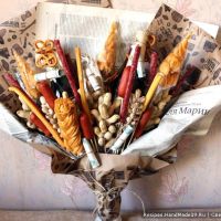 Как сделать съедобный букет для мужчины